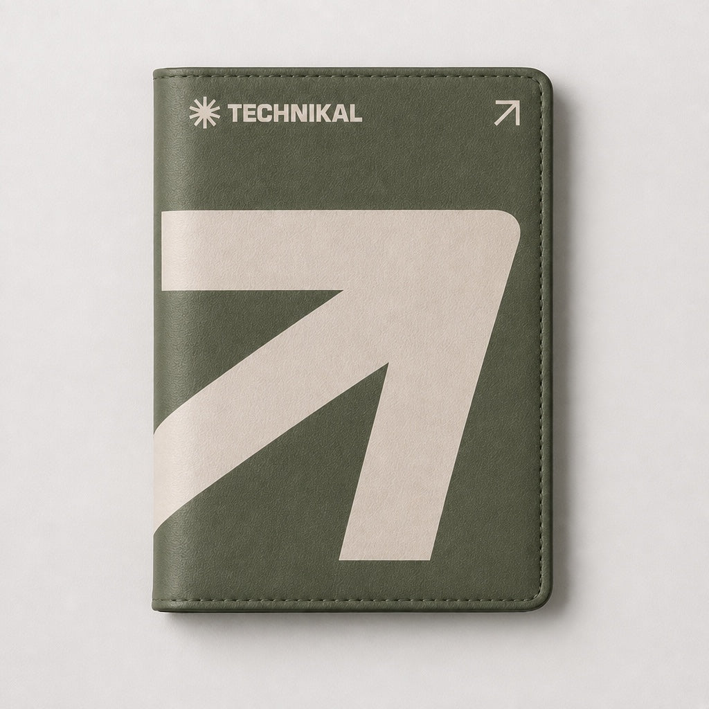 Passport Holder Olive front