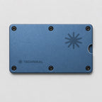 Metal Card Holder Blue front