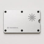 Metal Card Holder Silver front