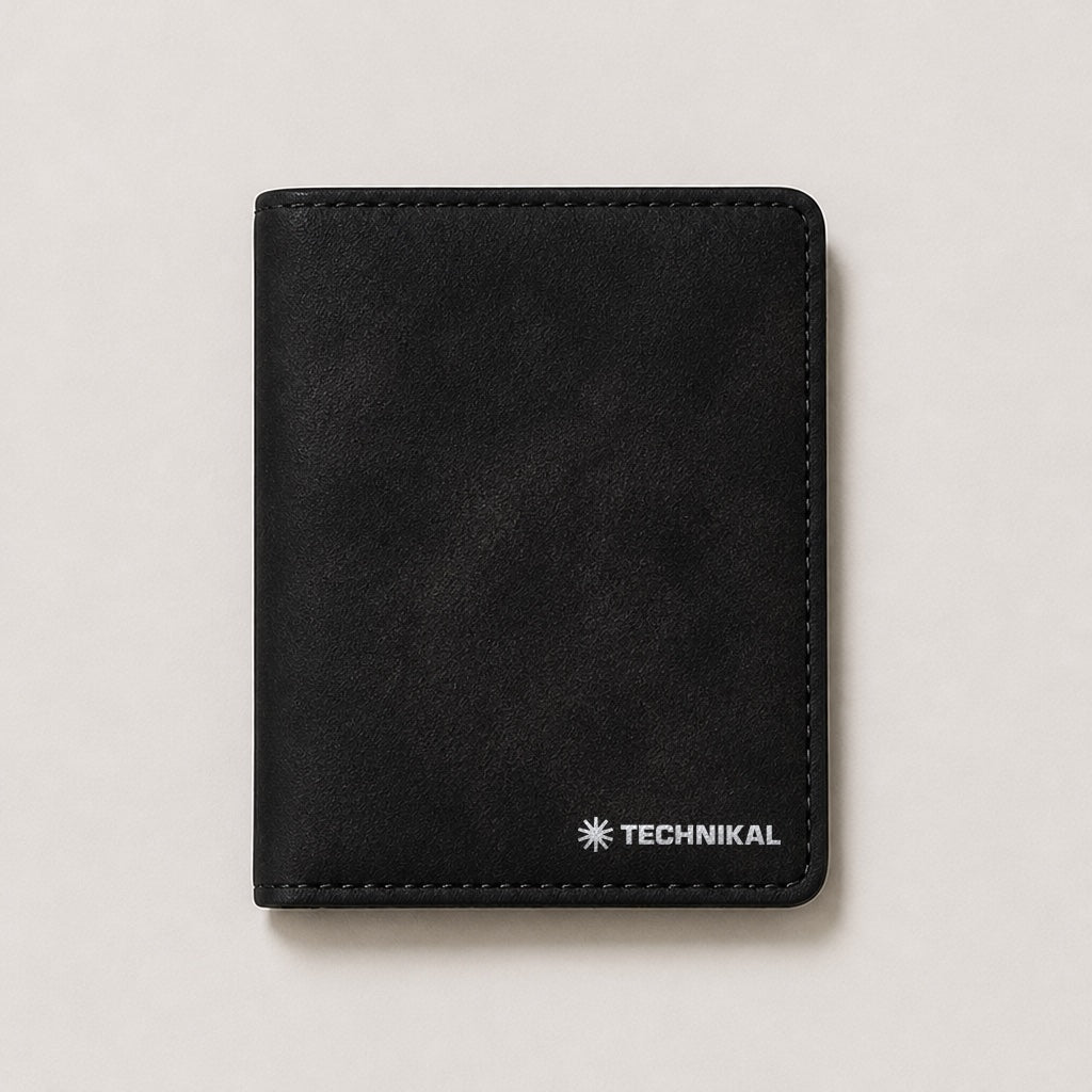 Quick Wallet Black front