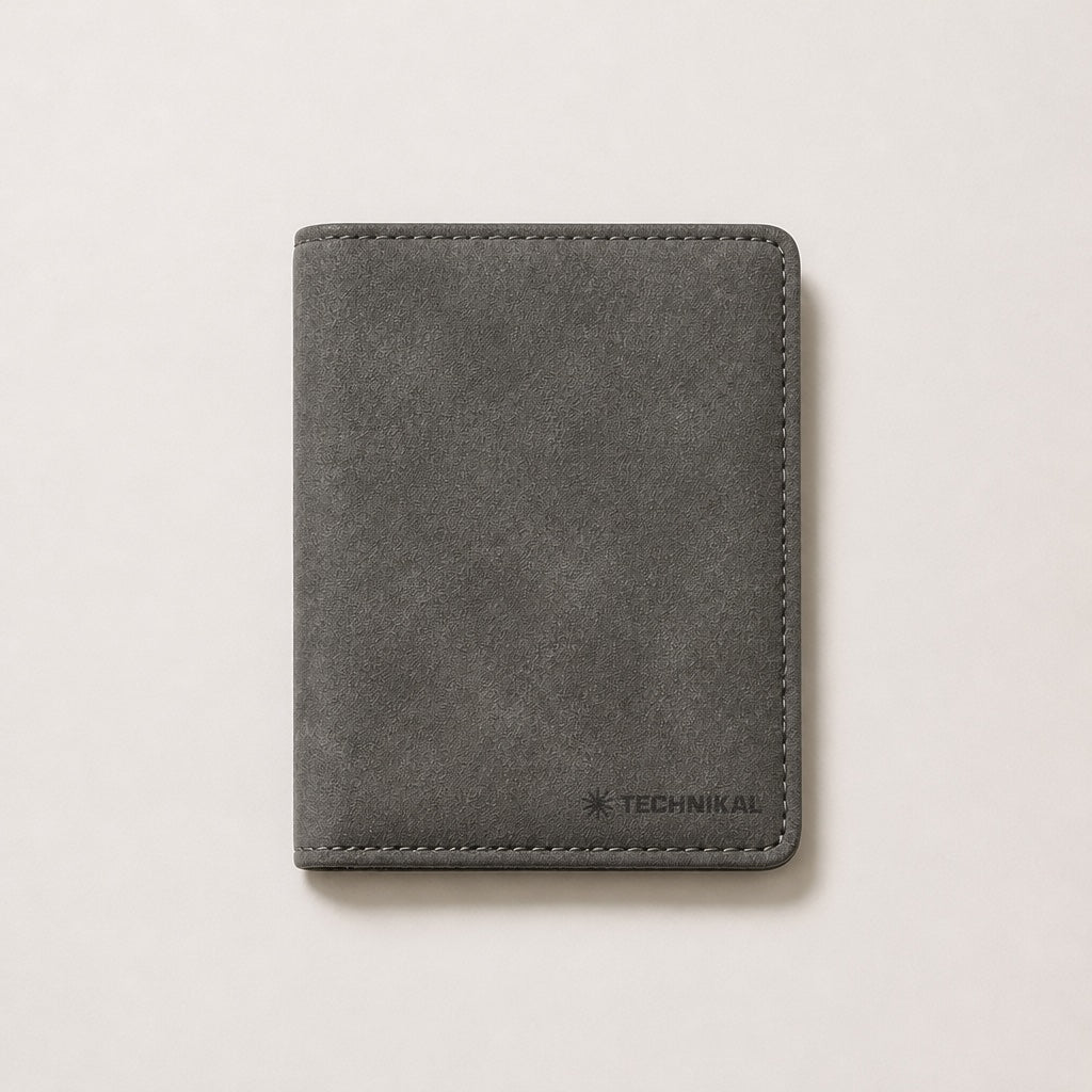 Quick Wallet Grey front