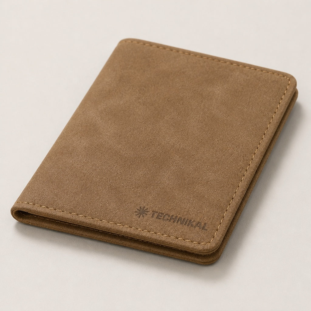 Quick Wallet Tan angle